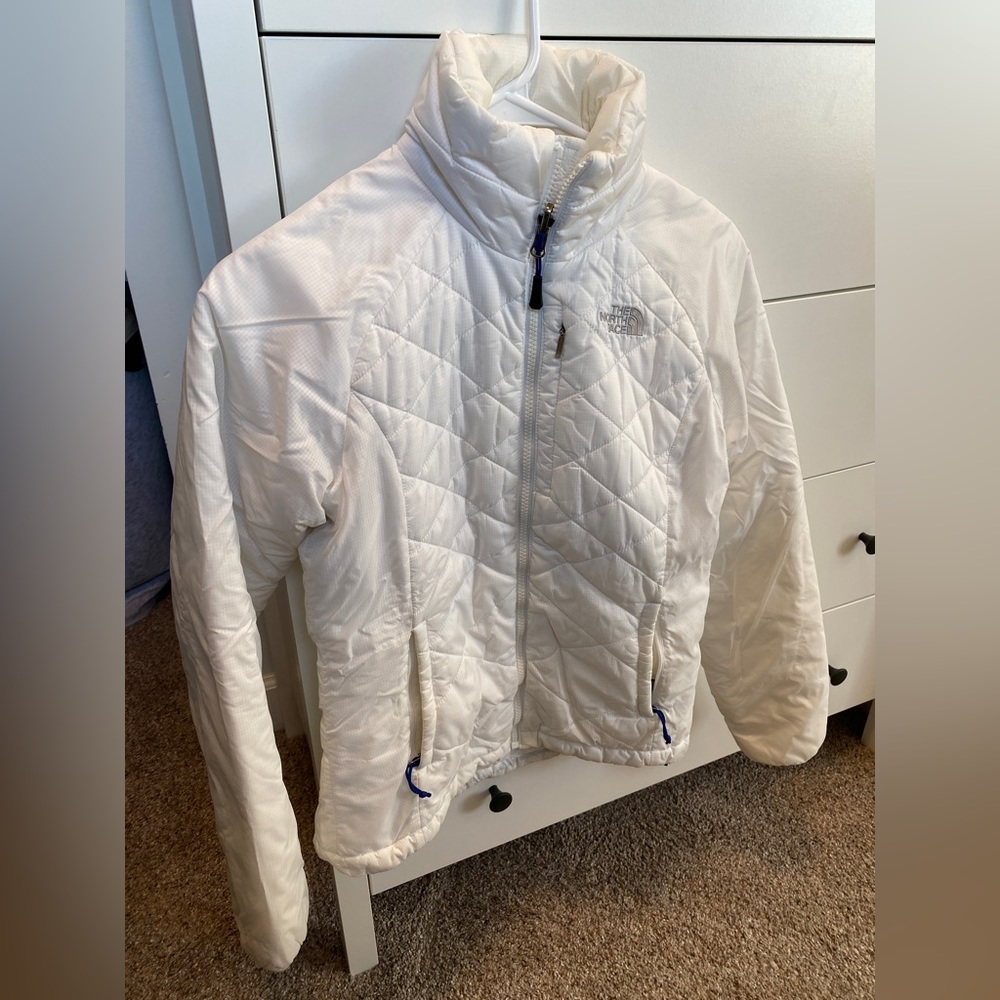 White The North Face TFN Primaloft Jacket XS
